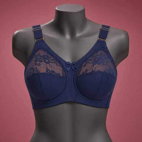Premium Imported Full-Coverage Lace Bra
