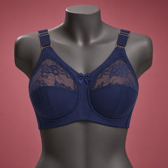 Premium Imported Full-Coverage Lace Bra