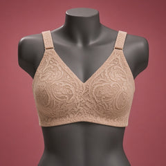 Premium Sheer Net Lace Comfort Bra