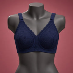 Elegant Floral Lace Non-Padded Comfort Bra