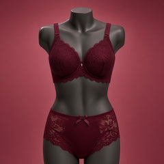 Zimy Full Lace Padded Bra & Panty Set