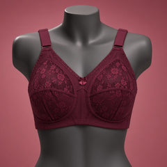 Premium Full-Coverage Lace Bra